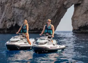 Excursión en moto de agua a Heaven's Door, Ibiza