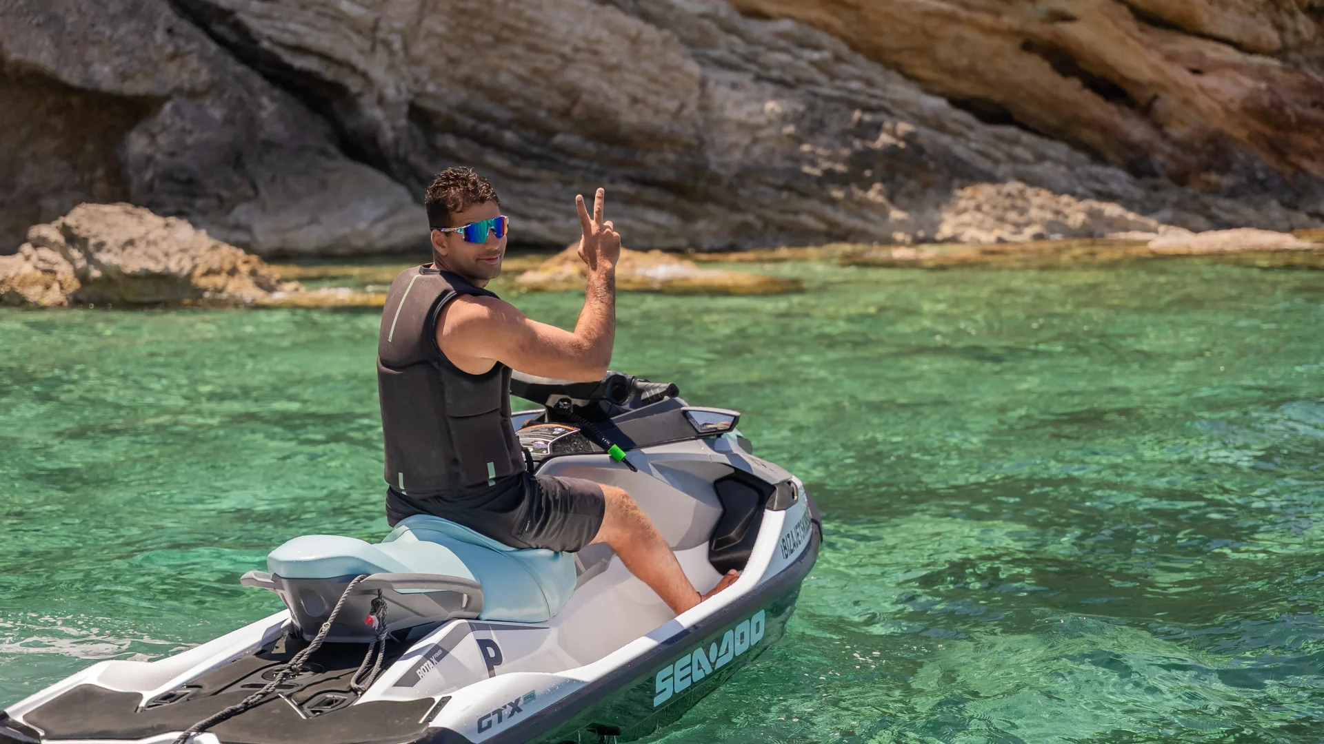 Excursión en moto de agua a Portixol, Ibiza